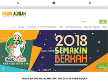 Tablet Screenshot of habibaqiqah.com